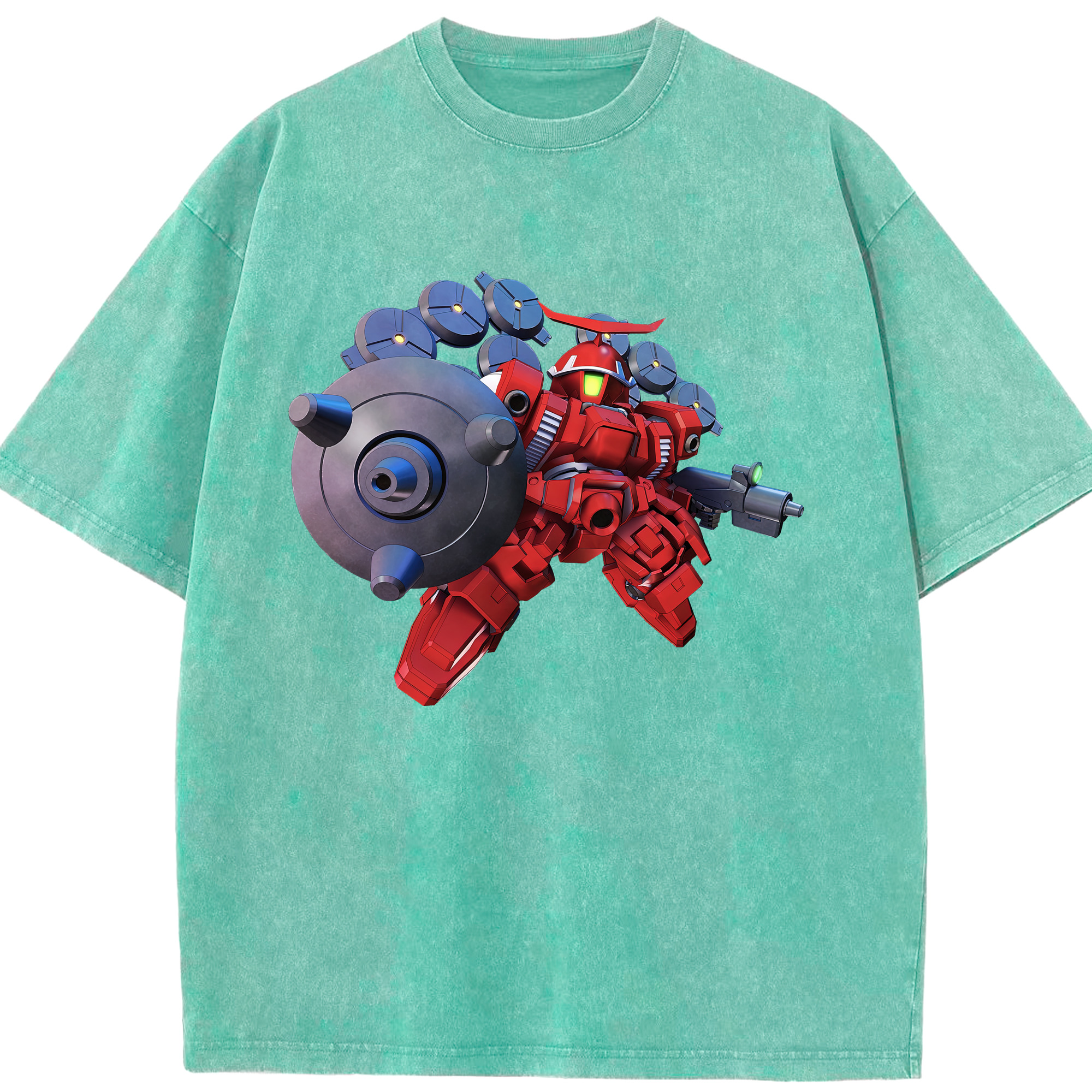 （画像用） 機動戦士ガンダム Mobile Suit Gundam 綿100% ヴィンテージ風 半袖Tシャツ（フロントプリント）